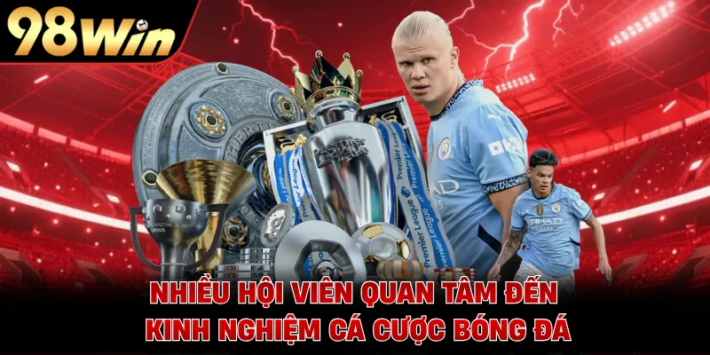 Nhiều hội viên quan tâm đến kinh nghiệm cá cược bóng đá